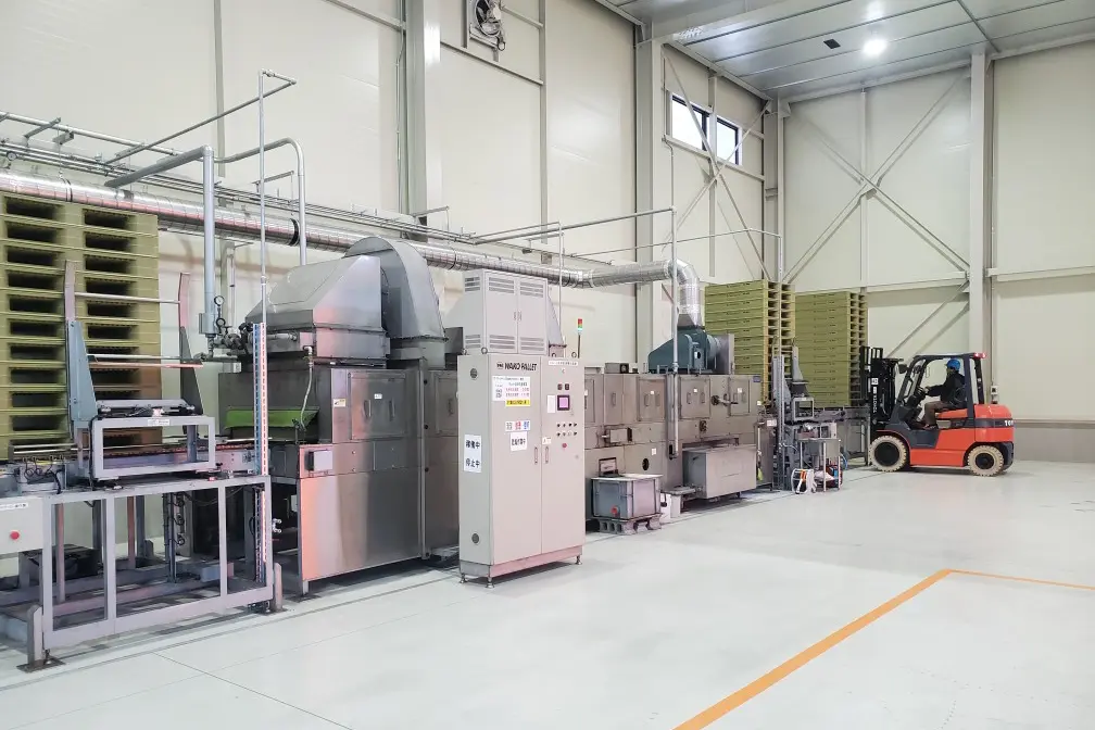 自動パレット洗浄ライン